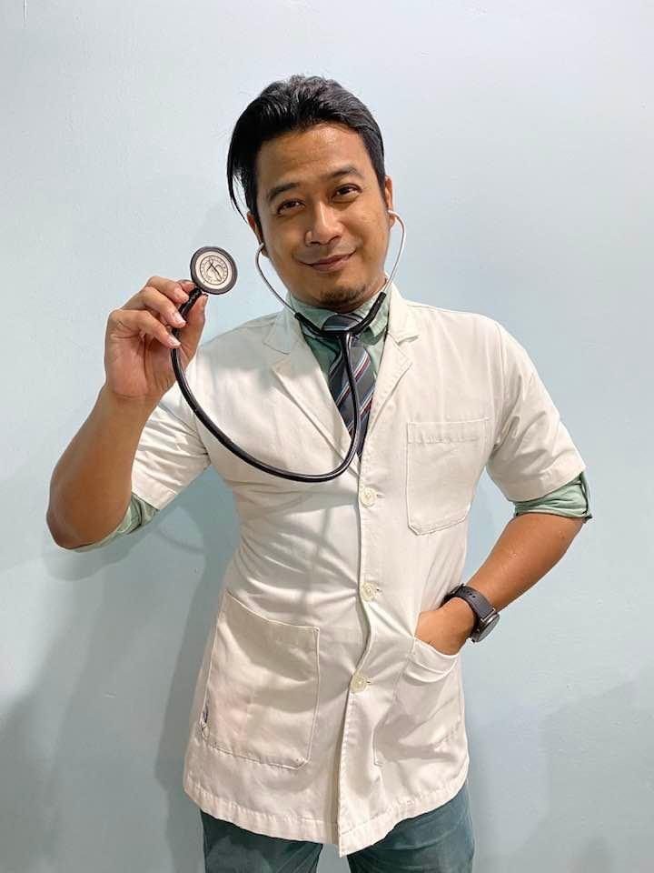 Dr Syahmi Ariffin in his medical professional role